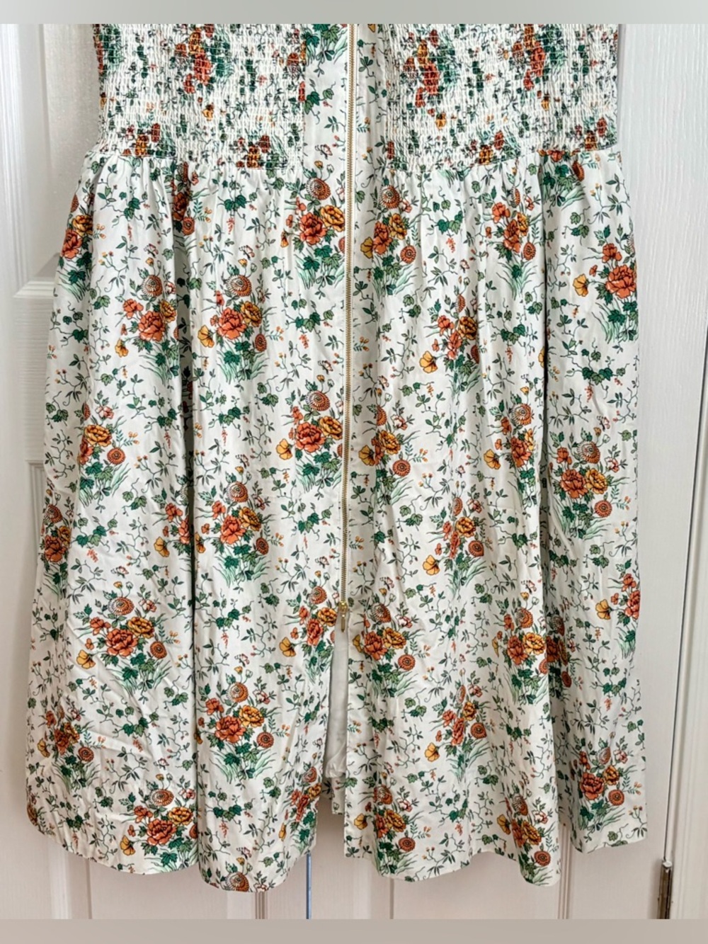 Anthropologie Women’s Dress, Ivory with floral print, size 3X - Picture 4 of 11